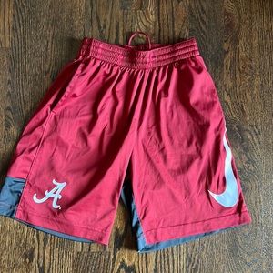 Boys Nike University of Alabama Dri-Fit shorts- size M